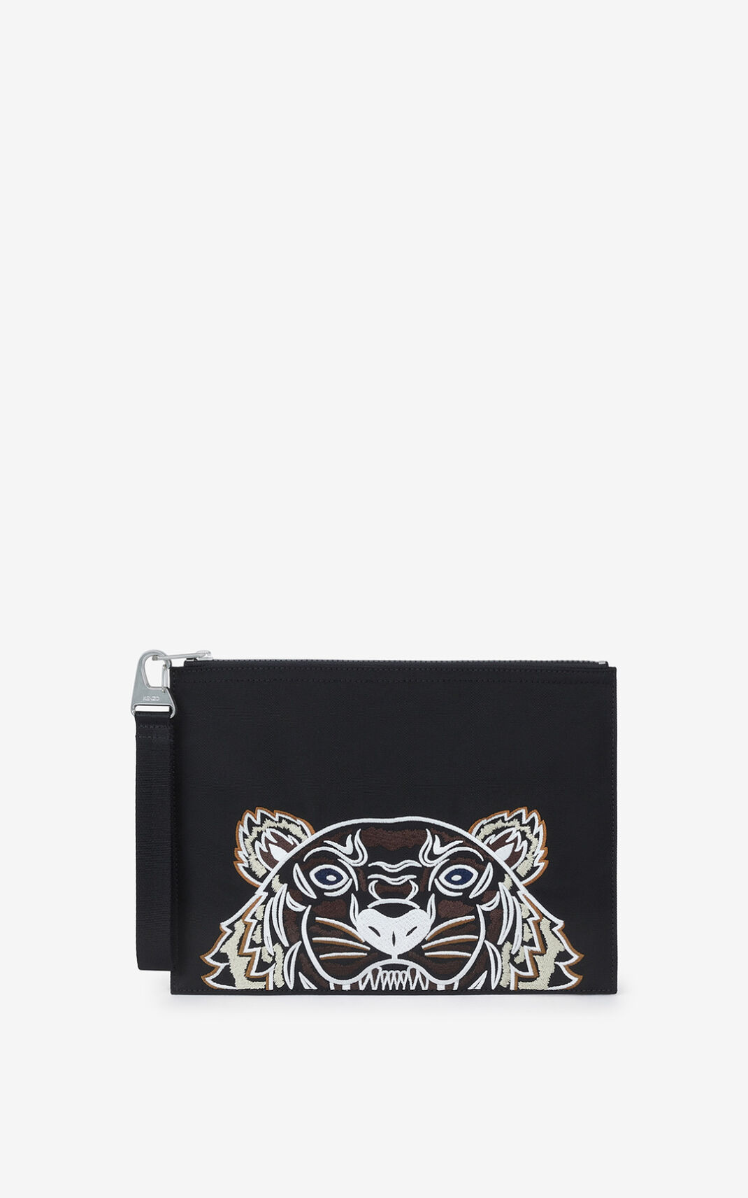 Kenzo Large Lærred Kampus Tiger Clutch Herre - Sort DK-929612